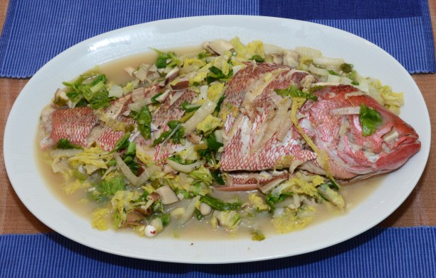 After being cooked and ready to be devoured