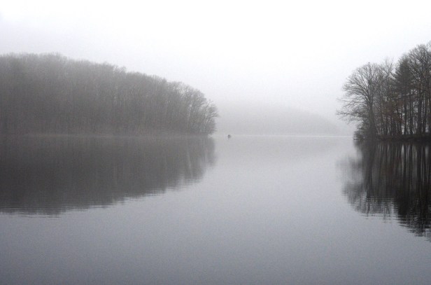 Fog over the resevior