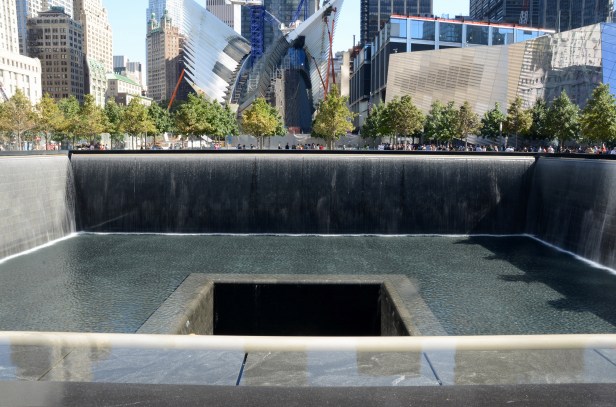 Waterfall at Reflecting Pool