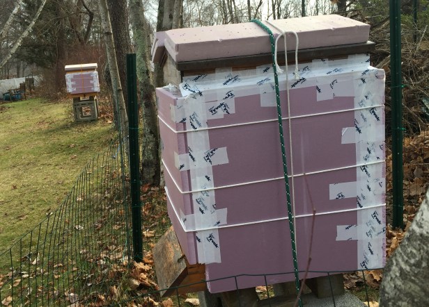 Insulated with 2 inches of foam board and tape all around