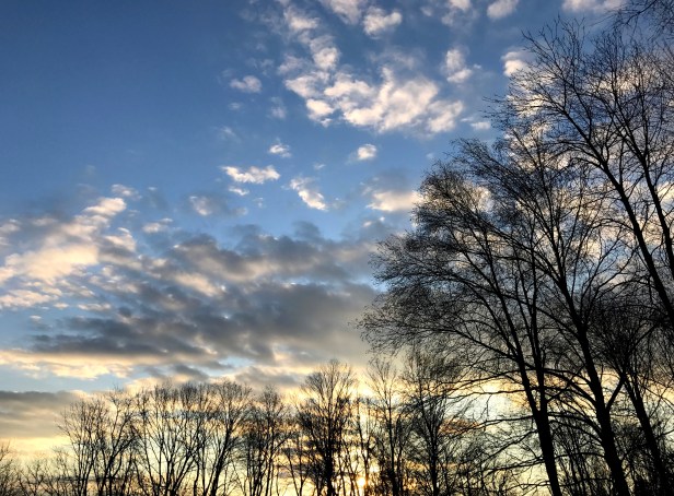 Finally the blue sky of the new year